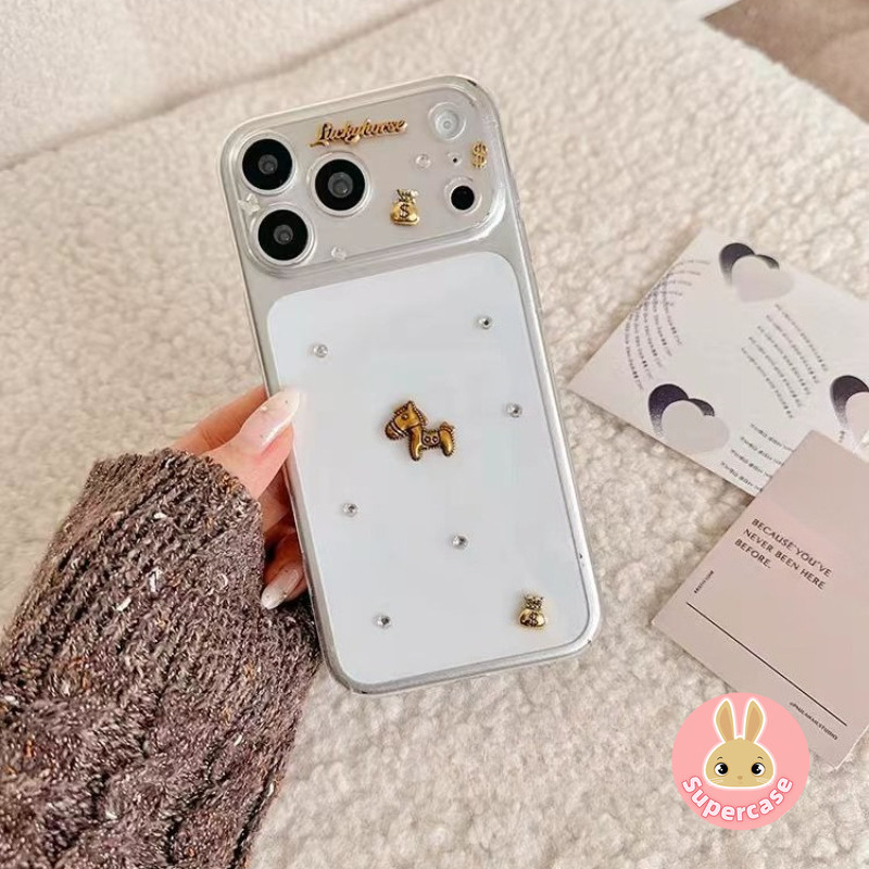 Get Rich 3D Ponyเคสโทรศัพท์สําหรับVivo X21 UD X21i X21S X20 Plus X9 Pro X9S Plus T3 Pro T4X T2X T2 T