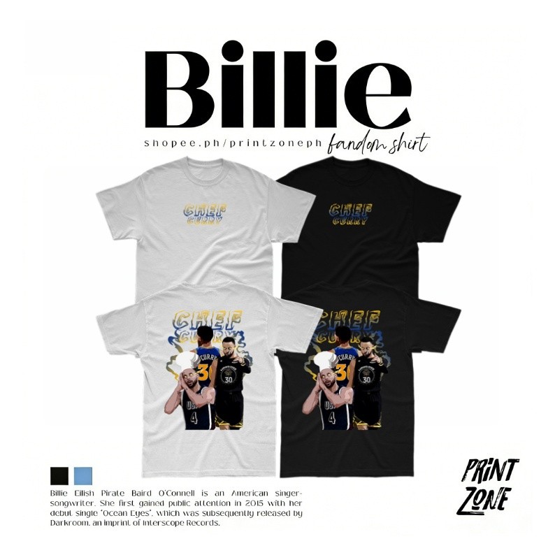 เสื้อยืด Stephen Curry "NUIT CHEF CURRY" Golden boy ทีม Golden State Warriors NBA ที่ได้รับแรงบันดาล