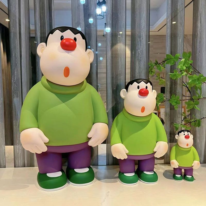 43ซม.ขนาดใหญ่Gianตุ๊กตาHandmadeขนาดใหญ่Crayonขนาดเล็กใหม่ตกแต่งห้องนั่งเล่นตกแต่งบ้านของขวัญ