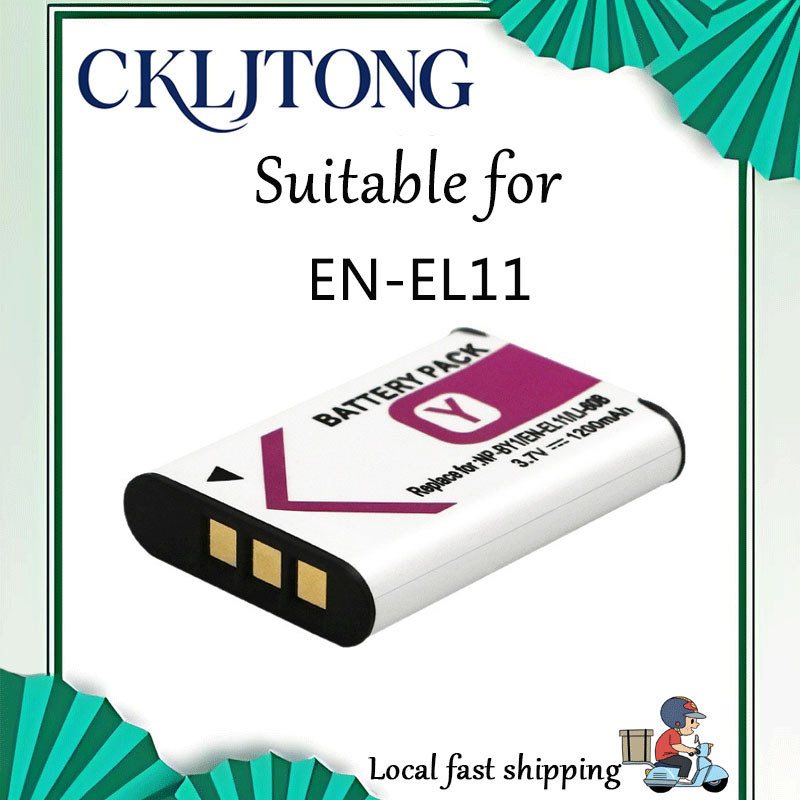 เหมาะสําหรับแบตเตอรี่กล้อง Nikon EN-EL11 CooIPixS500 S550 S560 S660 (แบตเตอรี่ OEM CKLJTONG)