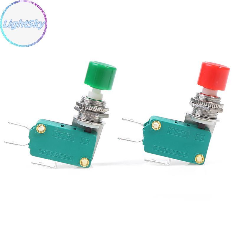 LightSky DS-438 Momentary Red /Green Push button Actuator Micro Limit Switch ปุ่มกด TH