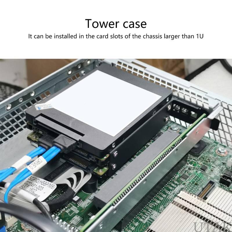 TAKE ที่มีประสิทธิภาพ Cooling SSD HDD Bracket SSD HDD Holder สําหรับเดสก์ท็อป PCI Card Slot