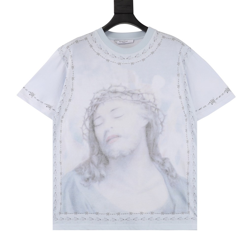 2026 จิวองชี่ ผู้ชายผู้หญิงพิมพ์เสื้อยืดสวมใส่ด้านนอกเสื้อยืดแขนสั้นเสื้อยืดหลวมการออกแบบความรู้สึกร