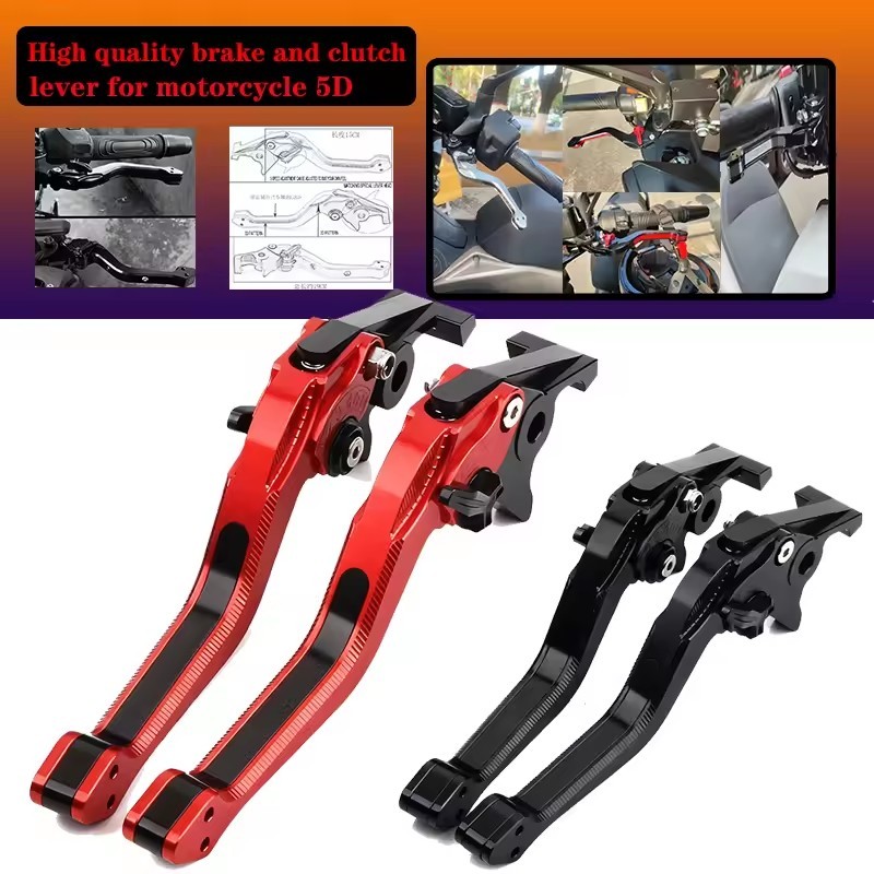 สําหรับ Yamaha SZ 150 SZ RR V2 V3 V4 SZ150 5D ดัดแปลงคุณภาพสูง CNC อลูมิเนียม 6-stage ปรับก้านเบรคคล