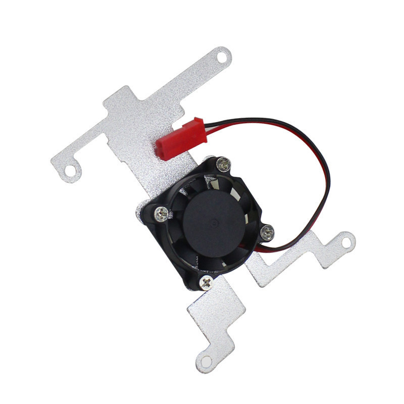 Raspberry Pi Raspberry Pi 4B/3B + 12 ซม. หน้าจอพัดลมระบายความร้อนวงเล็บซิลิโคนพัดลมนําไฟฟ้าความร้อน