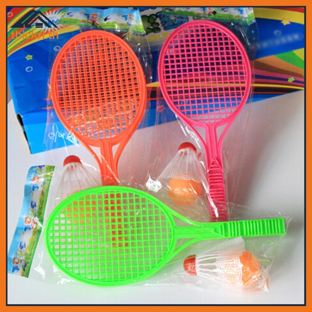 TT Kids Outdoor Badminton Tennis Set Raet แม่และเด็กกีฬาของเล่นเพื่อการศึกษา PL