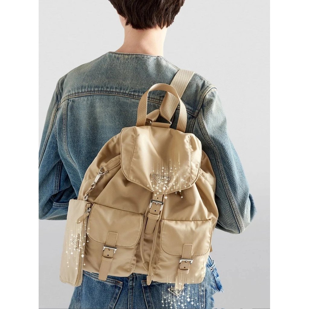 *** กระเป๋าเป้ Daigou Grade Ace Sharp511221Pilate Ds Fashion Nylon Backpack Commuter Bag 1BZ811 วัสด