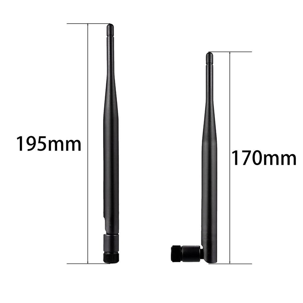 ตัวผู้แบบเข็มใน เสาอากาศ WiFi เกนสูง แบบแท่ง  พับได้ รองรับ 2.4G/5.8G Dual Band สำหรับติดตั้งภายนอก พร้อมขยายสัญญาณ