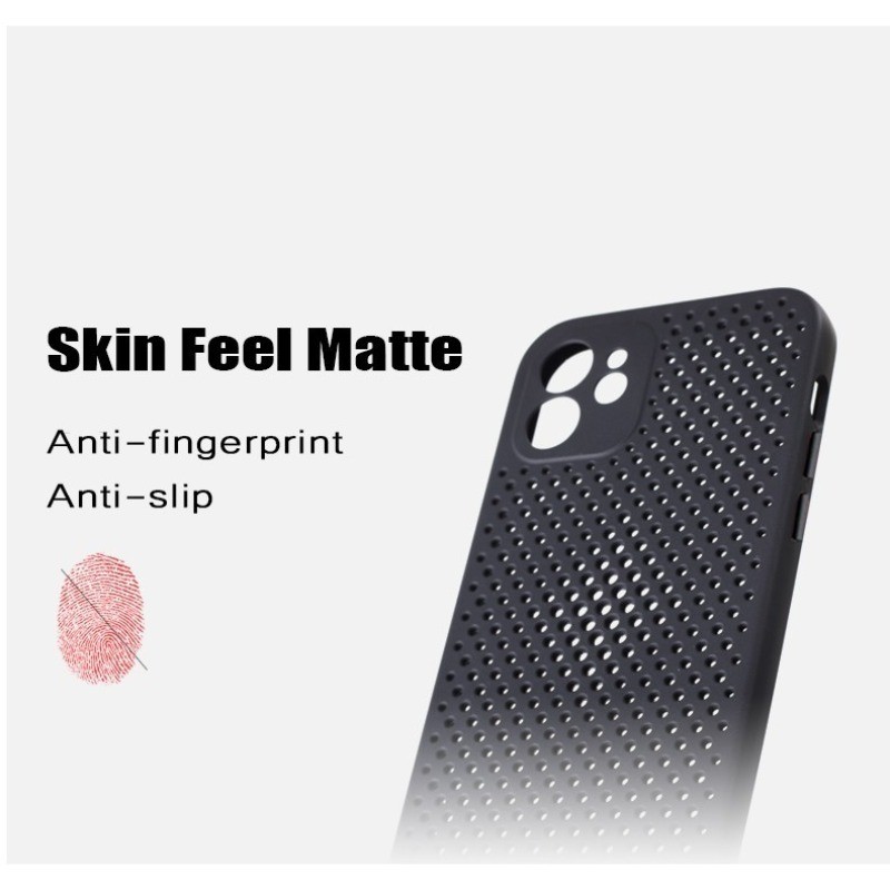 การกระจายความร้อนซิลิโคนสําหรับ iPhone 11 12 13 14 15 16 17 Pro MAX XS MAX XR 7 8 Plus Breathable กรณีปกหลัง ราคา ถูกที่สุด ดีลบีเคเค แกลเลอรีภาพที่ 8