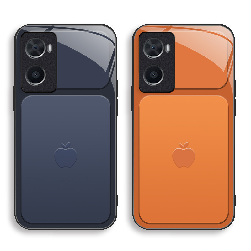 เข้ากันได้กับ [OPPO A76 4g/A36 4g/A96 4g] เคสโทรศัพท์แก้วซิลิโคน HD-Tech Minimalist ประณีต