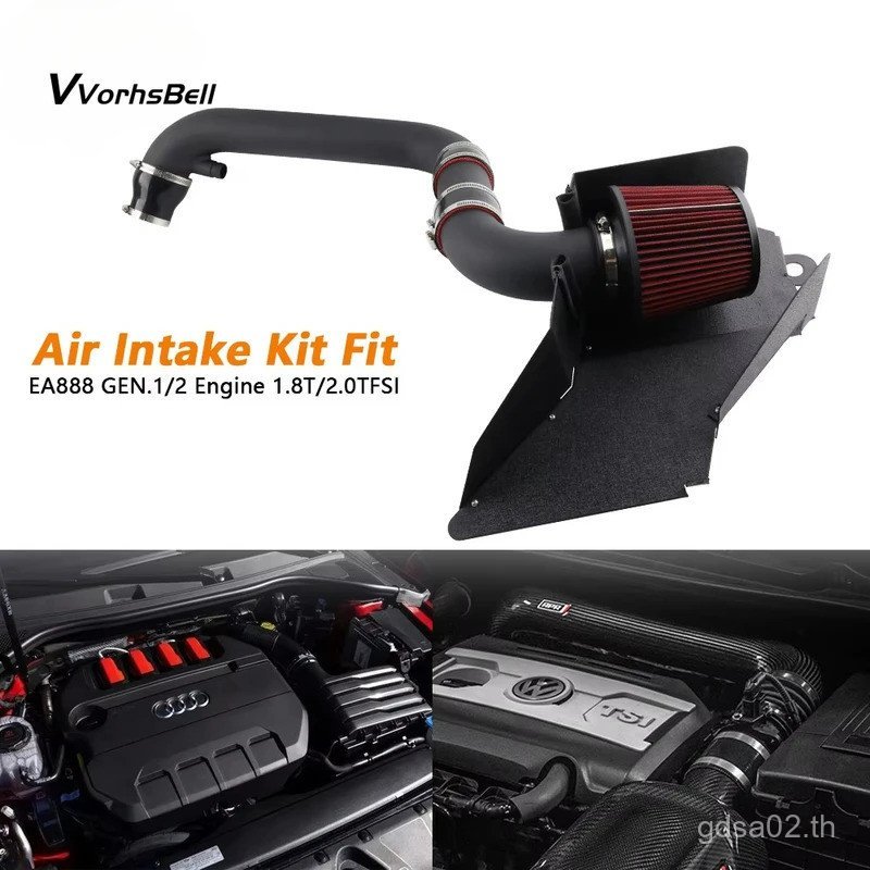 ชุดไอดีอากาศเย็นพร้อมกรองอากาศสําหรับเครื่องยนต์ VW MK5/MK6 ฯลฯ สําหรับ EA888 GEN2 KU61