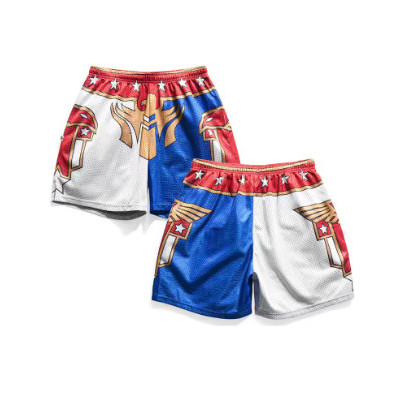 2026 Retro Men Shorts NWO Wolfpac Wolf Royal Rumble Breathable