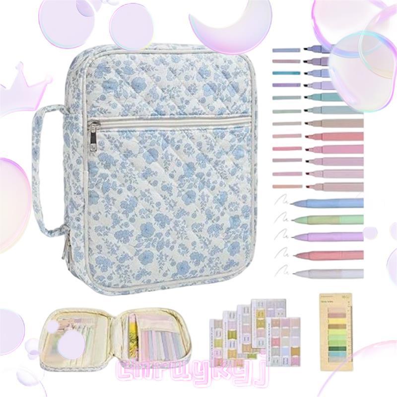 สําหรับผู้หญิงสําหรับสาว Bible อุปกรณ์ศึกษาอุปกรณ์เสริม Quiltied Bible Cover Case สําหรับผู้หญิง Bib