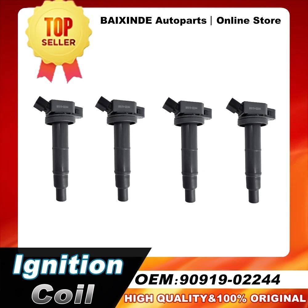 1/4 PCS 90919-02244 90919-02266 90919-02243 การใช้จุดระเบิดสําหรับ Toyota Camry Highlander RAV4 Scio