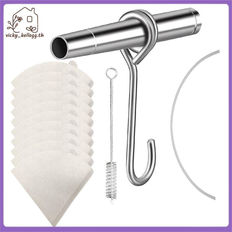 [vky_kellogg.th] Maple Syrup Tapping Kit Maple Syrup Collector สแตนเลส Maple Faucet Tip Maple Syrup 