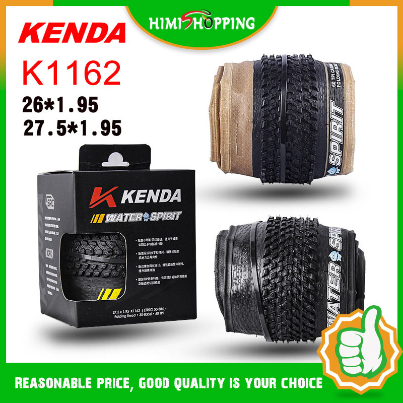 ยางรถจักรยาน MTB Kenda Water Spirit K1162 ขนาด 26*1.95 และ 27.5*1.95 น้ำหนักเบา ป้องกันการเจาะ ใช้งานได้ดี