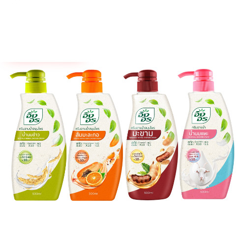 [X1 ขวด] Ingon Herbal Shower Cream 500ml อิงอร ครีมอาบน้ำ สมุนไพร 500มล.