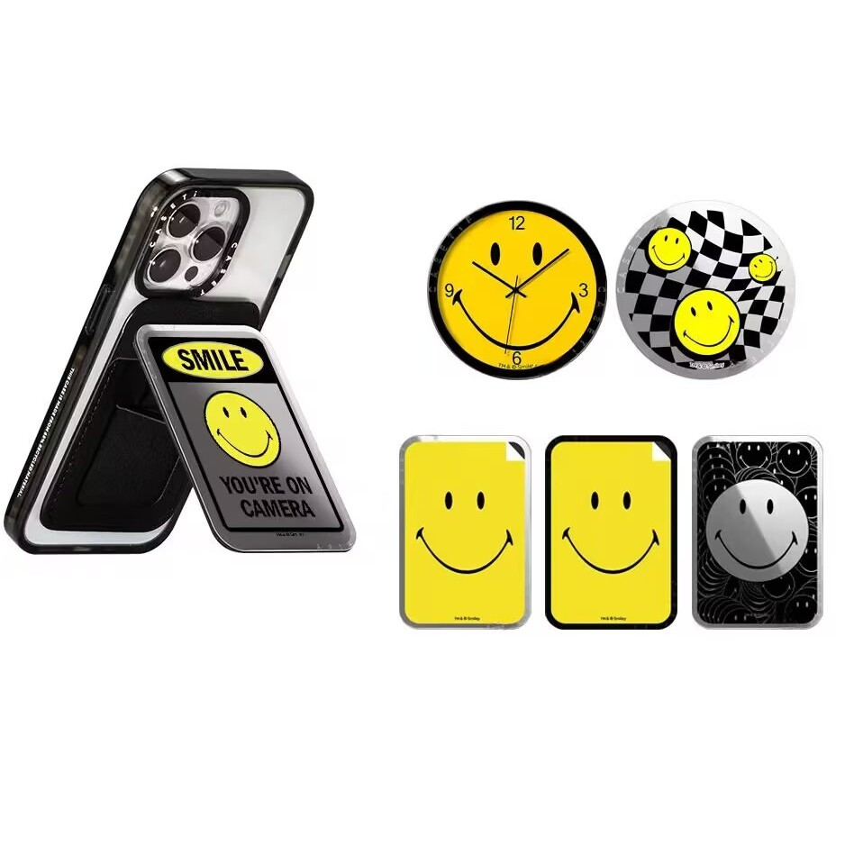 Sweet Smiley Picture Holder Bracket Mobile Magnetic Bracket ที่วางแหวน Apple Watch Strap Strong Magnetic – โปรปัง