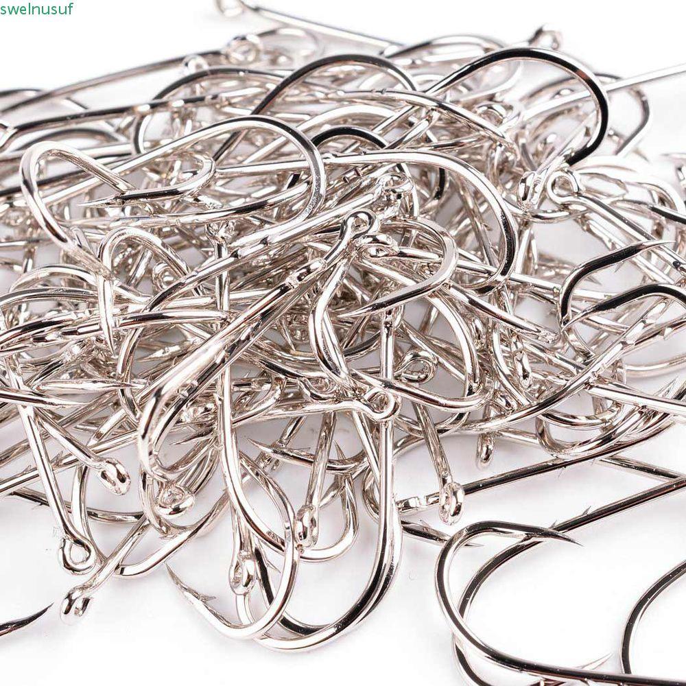 สินค้าตกปลา SAUTE 100 ชิ้น - เข็มปลายยืดหยุ่น เหล็กคาร์บอนสูง ต้านสนิม เหมาะสำหรับการตกปลาน้ำจืดและน้ำเค็ม
