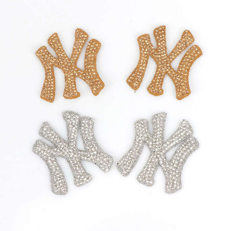 Rhinestone Letters Stickers กาวสุทธิเรซิ่นสำหรับงานDIY อุปกรณ์ตกแต่งเสื้อผ้าและเครื่องประดับ