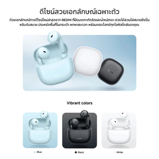 Xiaomi Redmi Buds 8 Active หูฟังไร้สาย หูฟังบลูทูธ ปรับแต่งได้ ไดร์เวอร์ขนาด14.2มม ระบบลดเสียงรบกวน
