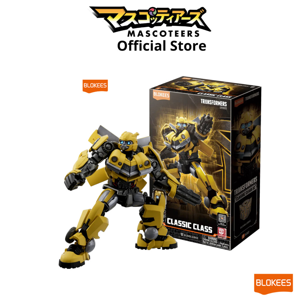 BLOKEES Blokees Figures - Transformers 71142 - Classic Class 02 - Bumblebee (Model Kit-Luminous Eyes）