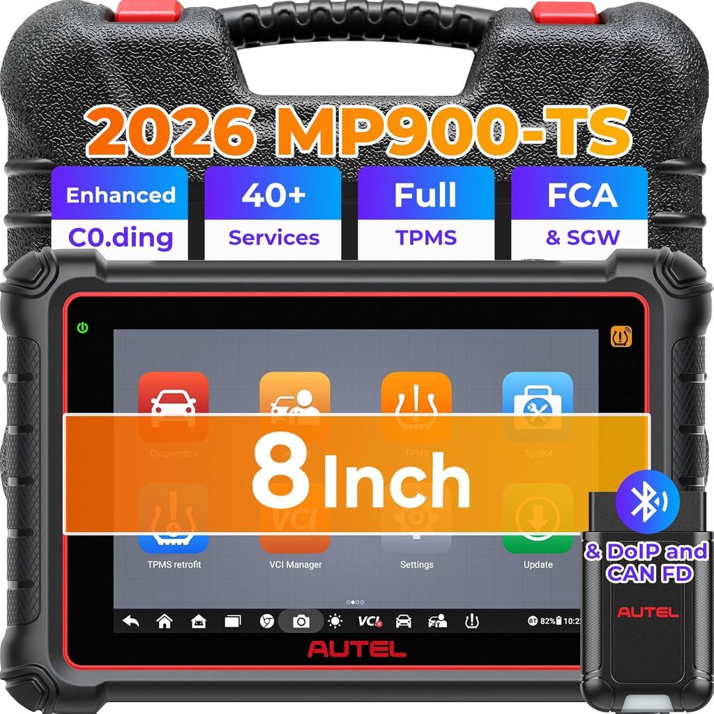 เครื่องสแกน Autel MaxiPRO MP900TS: 2026 8in MP900-TS ขึ้น MaxiSYS MS906 PRO MS906TS MP900BT MK900-TS