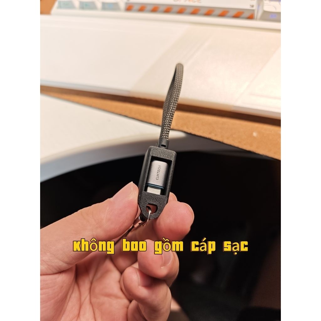 ปุ่มสายชาร์จ Cuktech 15cm (ไม่รวมสายชาร์จ)