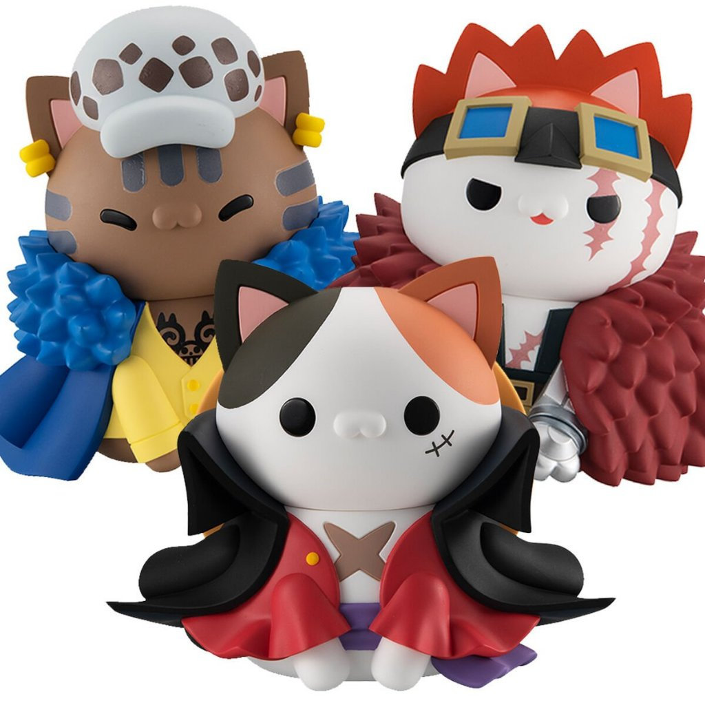 ( 📌 PRE-ORDER) ONE PIECE BIG Nyan Piece : Kid & Luffy & Law Big Meow One Piece Genuine