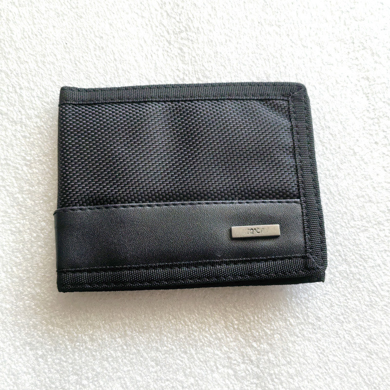 RFID Men& 39;s Canvas Wallet, Leather Card Holder, Canvas Wallet Combine, Leather TM-8018, NFC RFID 