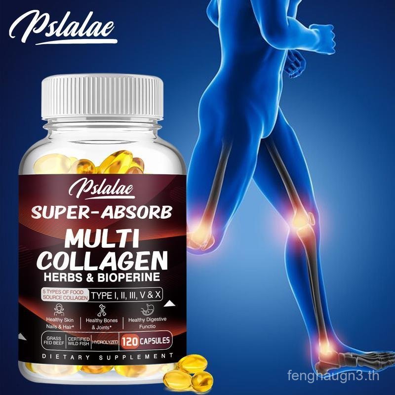 Pslalae - Hydrolyzed Bovine Hidden Collagen Peptide Capsules - Eggshell Membrane Collagen, Organic A