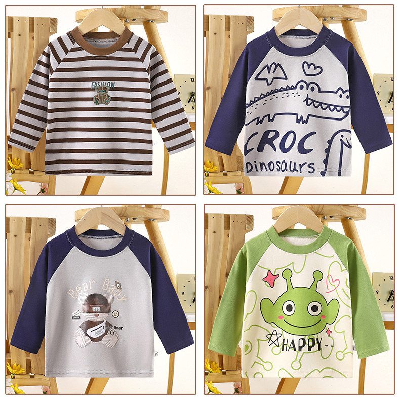 (6m-8Yrs) เสื้อชั้นในเด็ก คอเต่าแขนยาว จากผ้าฝ้าย 100%, อุ่นและนุ่มสำหรับเด็กชายและเด็กหญิง