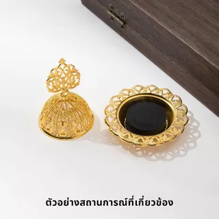ถ้วยจุดกำยาน สีทองอร่าม หรูหรา โถวางกำยาน แบบมินิมอล กะทัดรัด ประหยัดเนื้อที่ คัวร์ 5 แบบ สำหรับจุดกำยาน บูชา ถวายเทพ