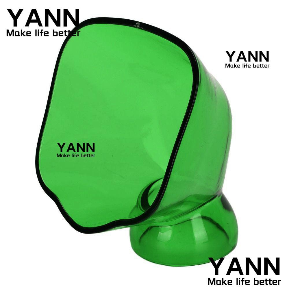 YANN ตู้ปลา Water Outflow, สีเขียวช้า Waterflow Aquarium Lily Shape Outflow ท่อ, Water Outlet ชุดพลา