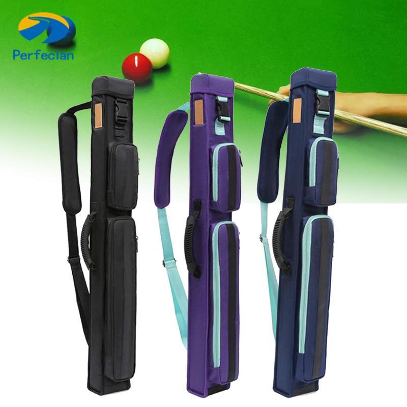 Perfeclan Pool Cue Bag Cue Stick Case with Multi Pockets Storage Pool Cue