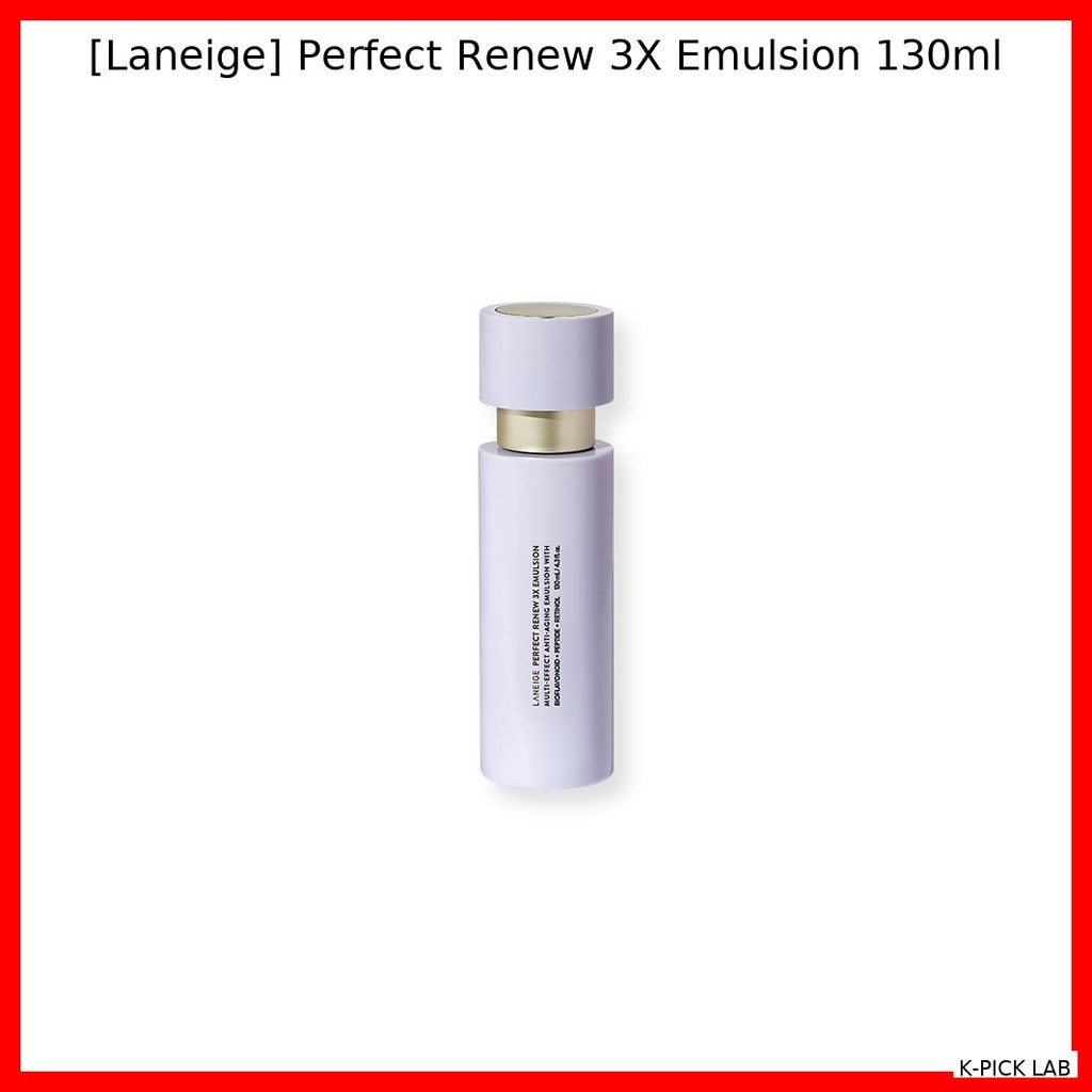 [Laneige] Perfect Renew 3X Emulsion 130ml / Korean Emulsion / Skin Elasticity / ของแท้ 100% by K-PIC