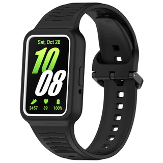 สายนาฬิกาซิลิโคนสำหรับ for Samsung Galaxy Fit 3 แผ่นป้องกันหน้าจอแบบยาง ปลอกป้องกันสำหรับ for Huawei Band 10 9 8 7 NFC