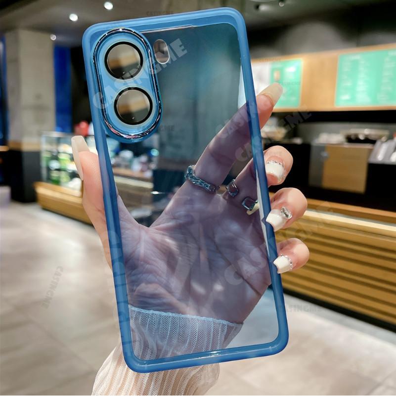 OPPO A6t 5G 2026 ปลอกโปร่งใสสําหรับ OPPO A6t A6s A6i A6x OPPOA6t A6 T 6t Pro 4G 5G เคสโทรศัพท์ชุบโปร่งใสนุ่มบางใสกล้องป้องกันปกหลัง - รูปที่ 5