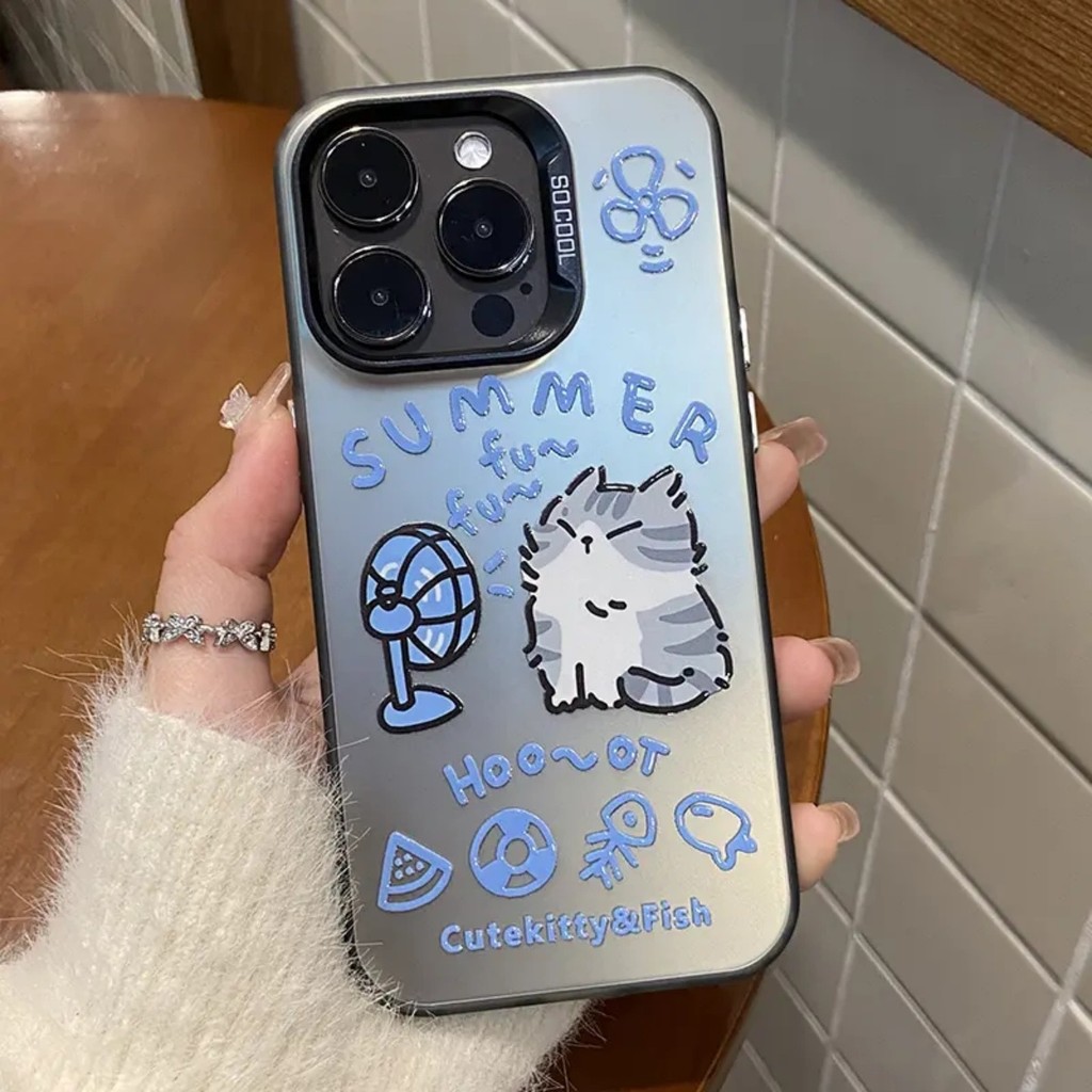 เคส Samsung A55 A05s A23 A03 A04s A03 A34 A24 A02s A05 A50s A53 A12 A03s A15 เคสโทรศัพท์ Lovely Cat 