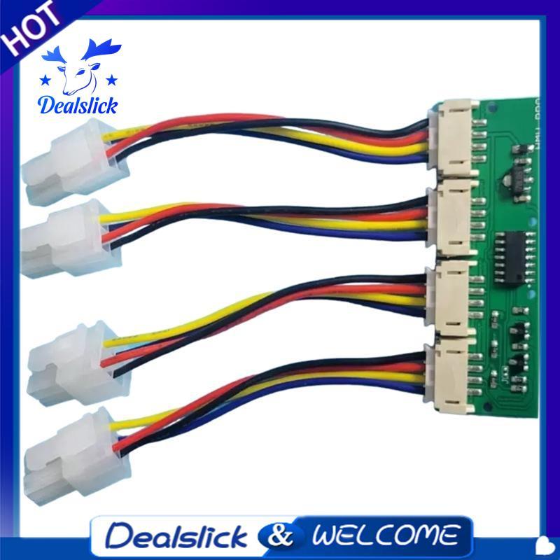 พัดลมความเร็วจําลอง 12V 4-In-1 Square 4Pin พัดลมจําลองสําหรับ S21 S19kpro T21 KS5 KS5pro พัดลม Spoof