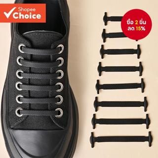 16 ชิ้นซิลิโคนไม่มีผูกเชือกผูกรองเท้ายืดหยุ่นขี้เกียจยางผูกส…