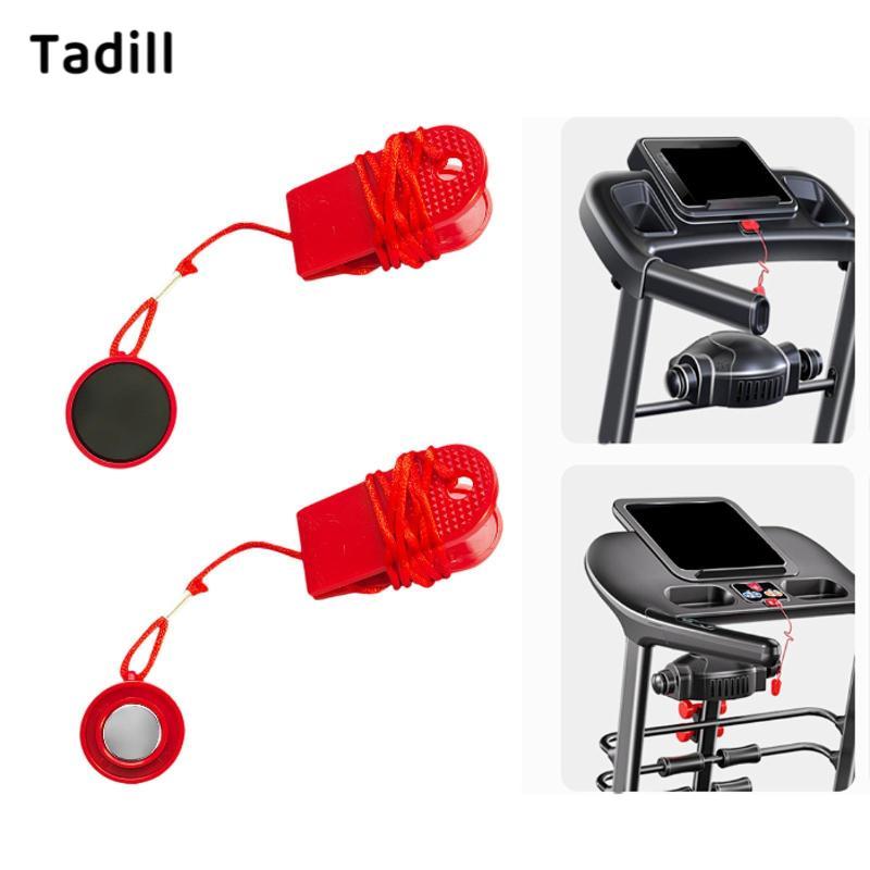 Tadill ลู่วิ่งไฟฟ้า มีสวิตช์หยุดฉุกเฉิน Safe Key สำหรับการฝึกอบรม cardio และใช้งานใน_home gym_