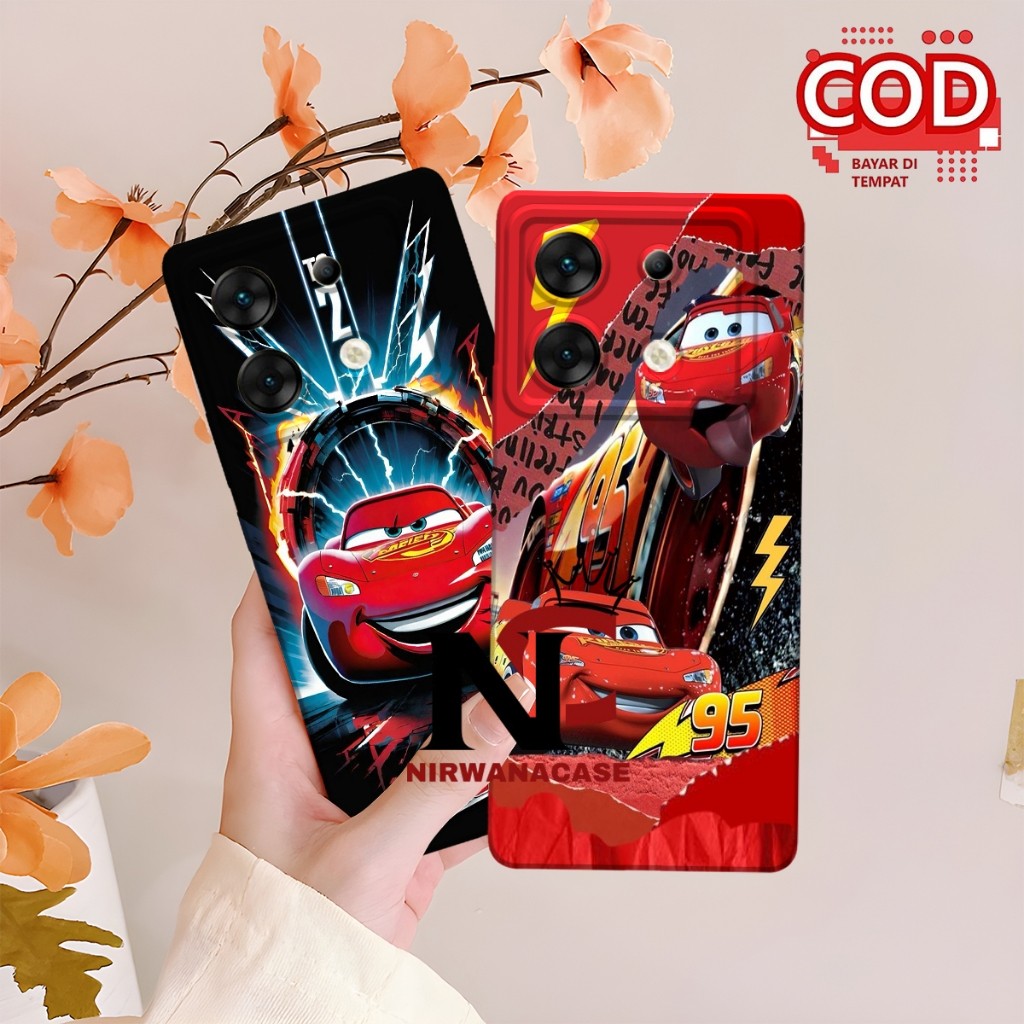เคสโทรศัพท์ HP Infinix Zero 30 5G - เคส Infinix Zero 5G Lightning MQueen Motif เคสกล้อง Pro ยืดหยุ่น