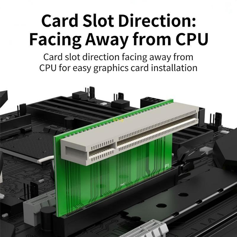 Btsg Cooling PCIe Adapter อนุญาตแนวนอน GPU ตําแหน่งช่องระบายอากาศด้านข้างการจัดการการปรับปรุงในแชสซี