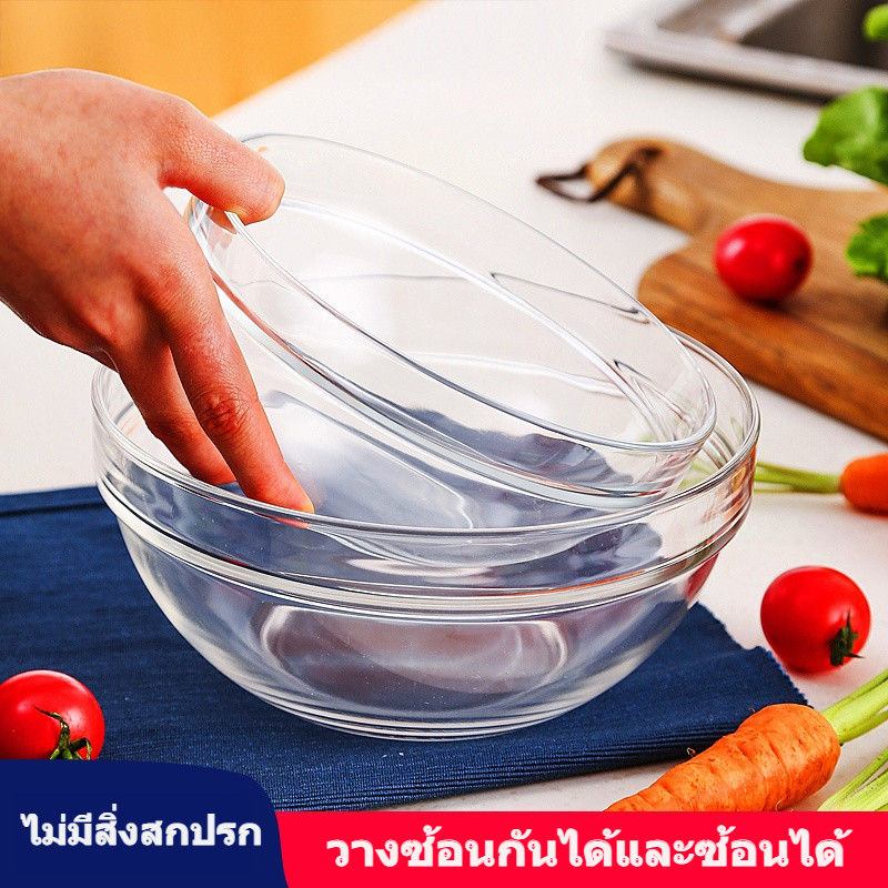 ชาม ชามแก้ว ถ้วยใส่น้ำจิ้ม ถ้วยขนม ทนความร้อนได้ รูปที่ 2