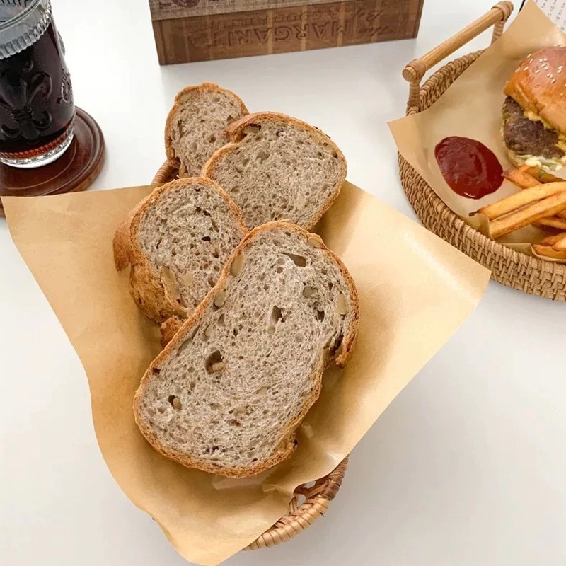 MAS 100แผ่น/ชุด กระดาษรองอบขนม bakingpaper รองอาหาร เบเกอรี่ และห่ออาหาร กระทะปิ้งย่าง ถาดอบขนม กระดาษไข - รูปที่ 2