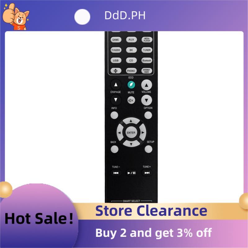 RC042SR เปลี่ยนรีโมทคอนโทรลรีโมทคอนโทรลสีดําสําหรับ 4K UHD Ultra HD AV ตัวรับสัญญาณระยะไกล SR6015 NR