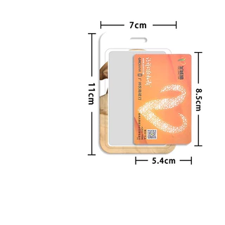 กรอบใส่บัตรพนักงาน ที่ใส่บัตรลายคาปิบาร่า ใส่บัตรBTS MRT มีสายคล้อง ผู้ถือบัตร