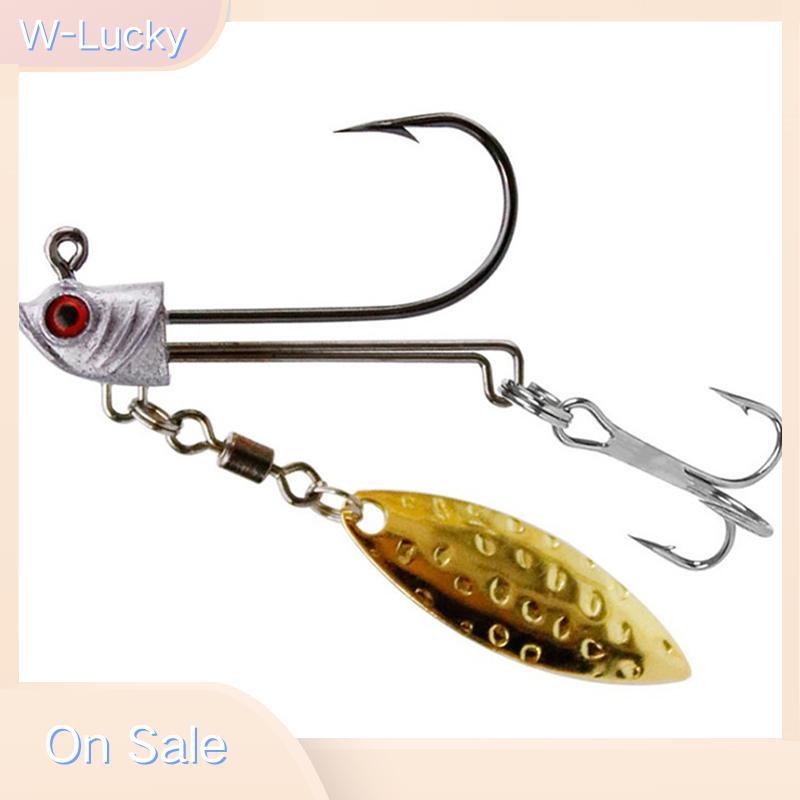 W-Lucky Fish Hook 1PCS Jig Hook ตะขอตะกั่วปลา 7g10g17g Jig Fishing Hook