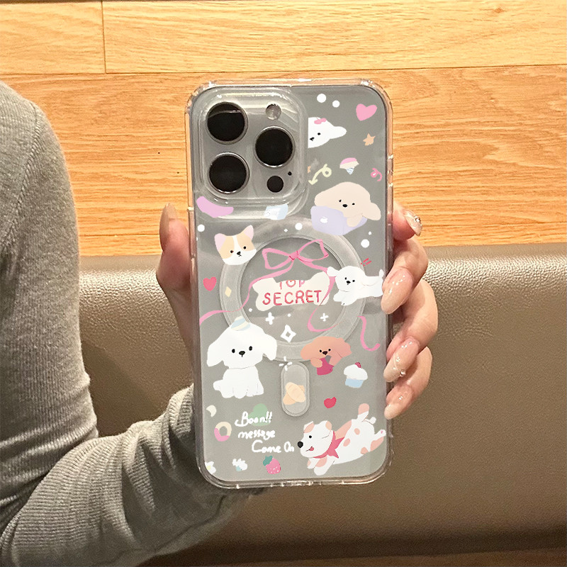 เข้ากันได้สำหรับ iPhone เปลือกดูดแม่เหล็ เคสไอโฟน สำหรับ 17pro 13 14plus 15 PRO max XR 12 13pro 7P 17promax 16pro xsmax - รูปที่ 4